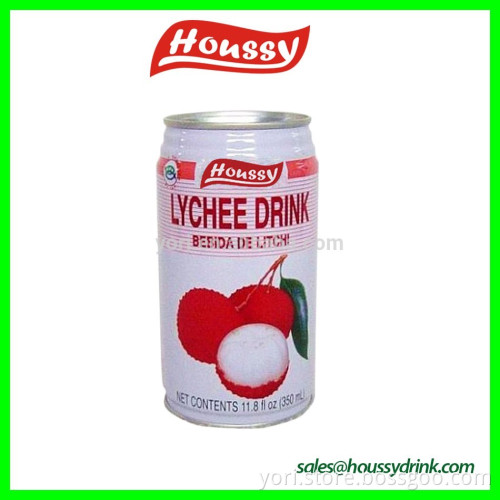 2016 new products Houssy canned lychee fruit juice